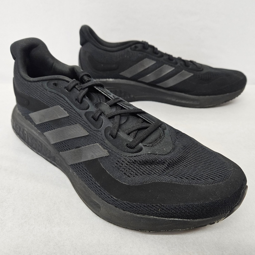 Adidas Men's Supernova + Running Shoes H04467 Black‎ Sz 10